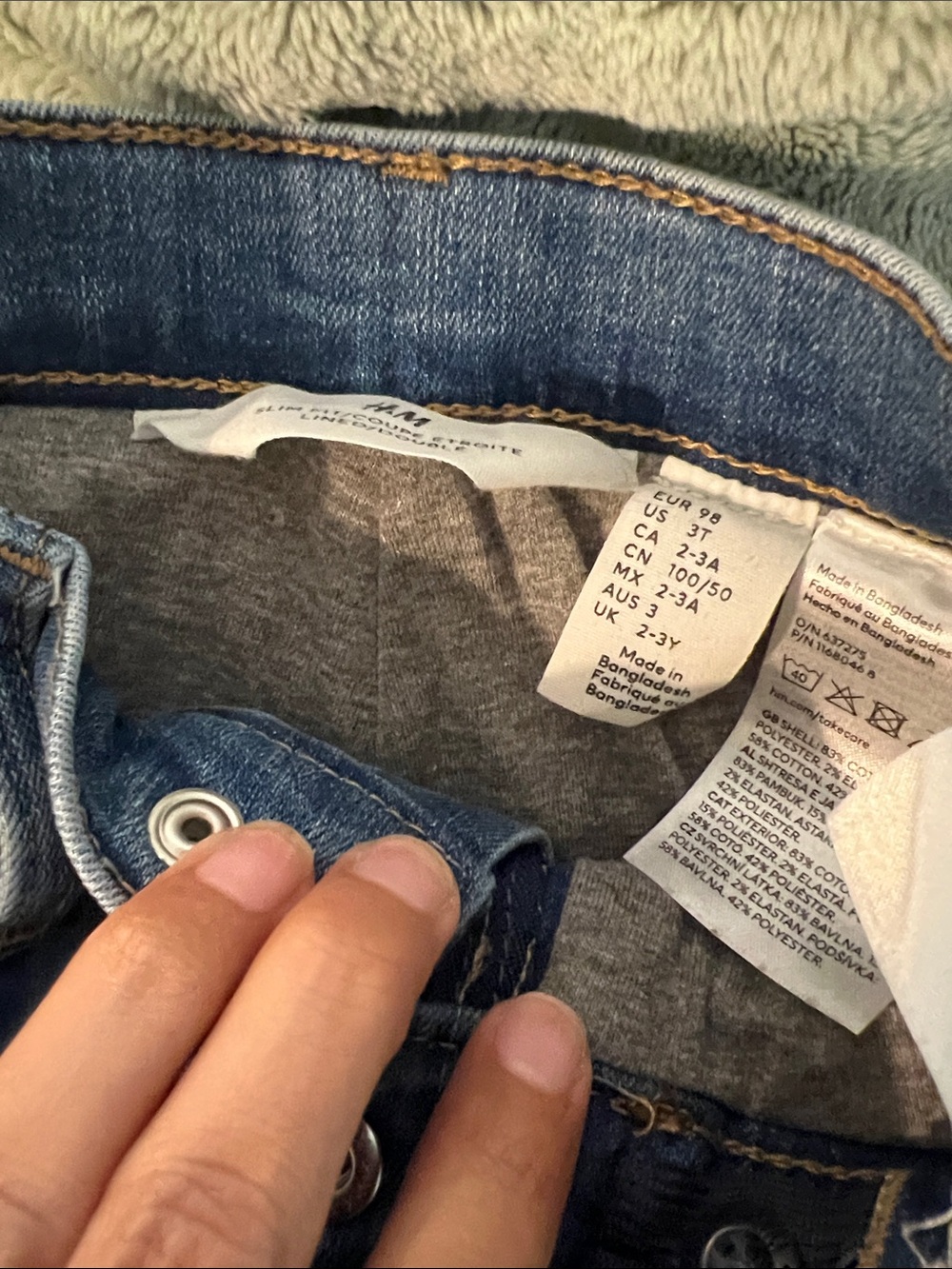 4 Pack Toddler Boy Jeans Size 3T Denim Pants - Picture 8 of 10
